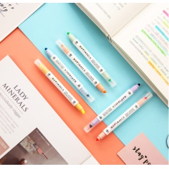 晨光AHMY7602雙頭熒光筆6色